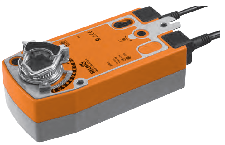 NFA-S2 Damper Motoru 24...230VAC 10Nm YGD'lü, Aç/Kapa Kontrol - Çift Yardımcı Kontaklı