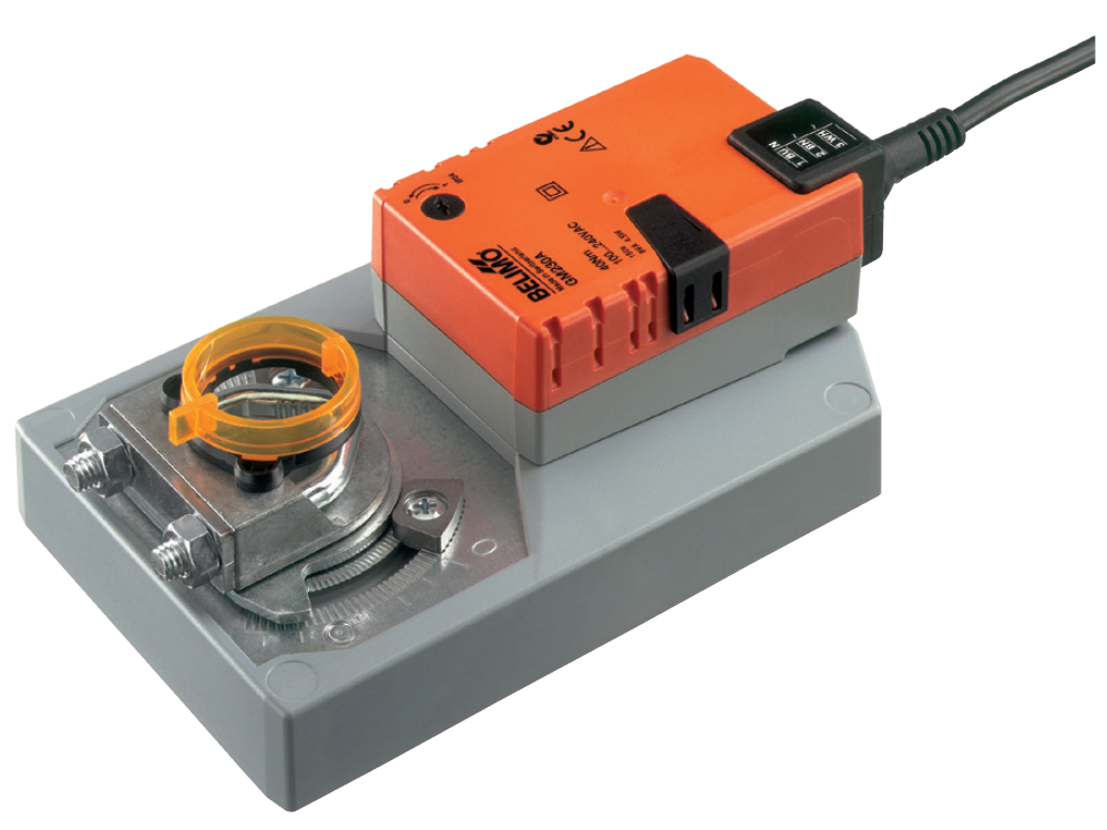 GM230A Damper Motoru 230VAC 40Nm yüzer Kontrol