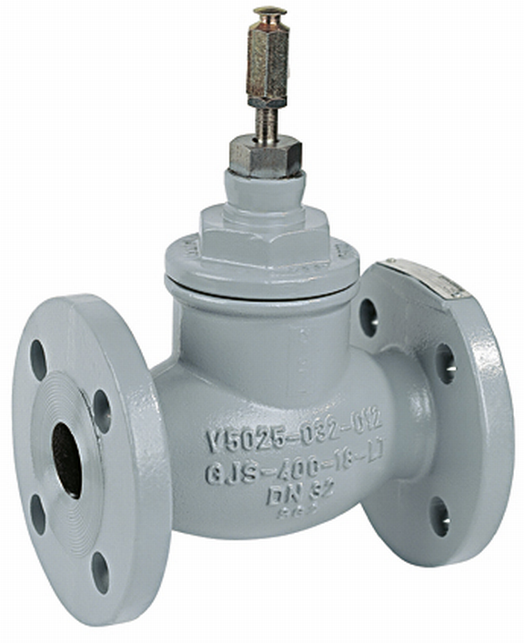 V5025A1159 iki yollu vana PN25 DN125 KVS 250 Flanşlı