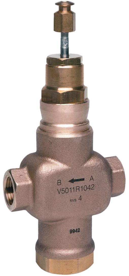 V5011R1026 iki yollu vana PN16 DN15 KVS 1,6 Dişli