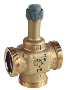 V5833A2076 üç yollu vana PN16 DN25 G11/2'' KVS 4 Dişli