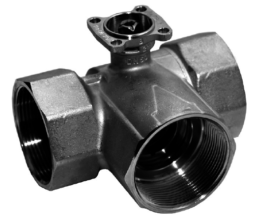 R3020-6P3-S2 üç yollu vana PN16 DN20 KVS 6.3 Dişli