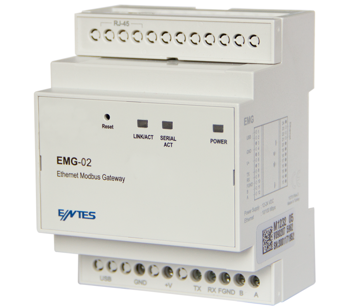EMG-02 Ethernet Modbus Gateway