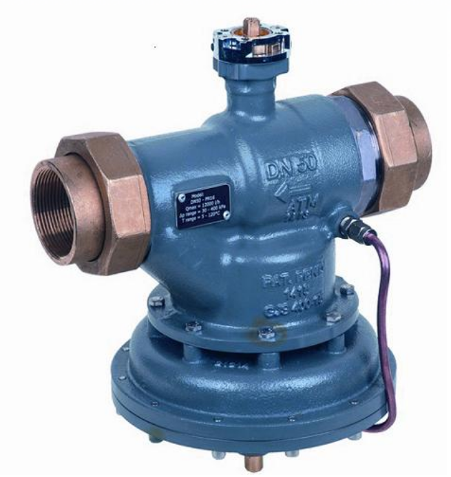 V5004TY10409000 Kombi-QM Basınçtan Bağımsız Kontrol Vanası DN40, 25...400 mbar, 2700l/h...9000l/h, Rotary, Dişli, Rakor Dahil