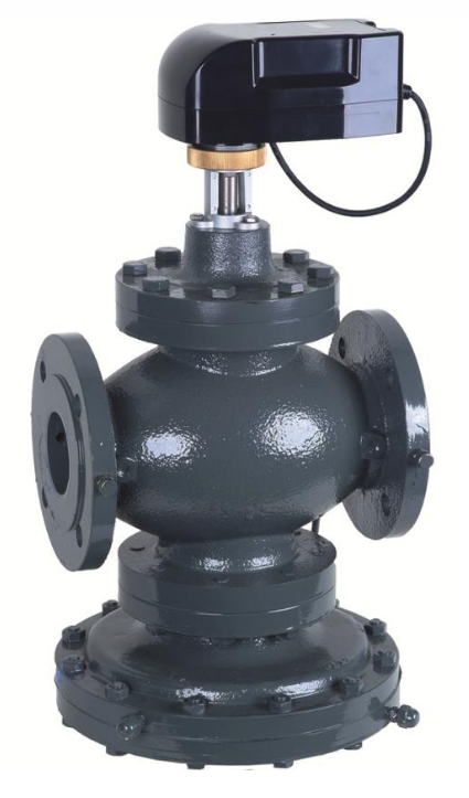 V5004TF1065 Kombi-QM Basınçtan Bağımsız Kontrol Vanası DN65, 30...400 mbar, 3000l/h...30000l/h, Flanşlı, Motor Dahil