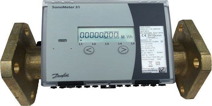 187F3317 Ultrasonik Kalorimetre, Isıtma DN100 RF Modüllü